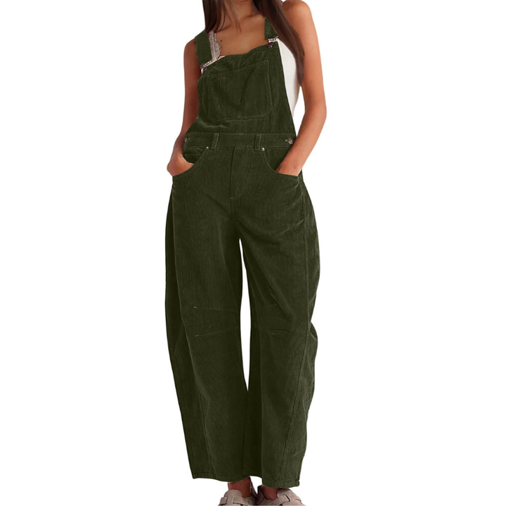 Juniper | Women's Wide Leg Sleeveless Overall - Peach - Image 6