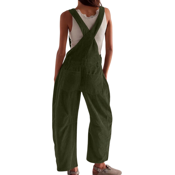 Juniper | Women's Wide Leg Sleeveless Overall - Peach - Image 7