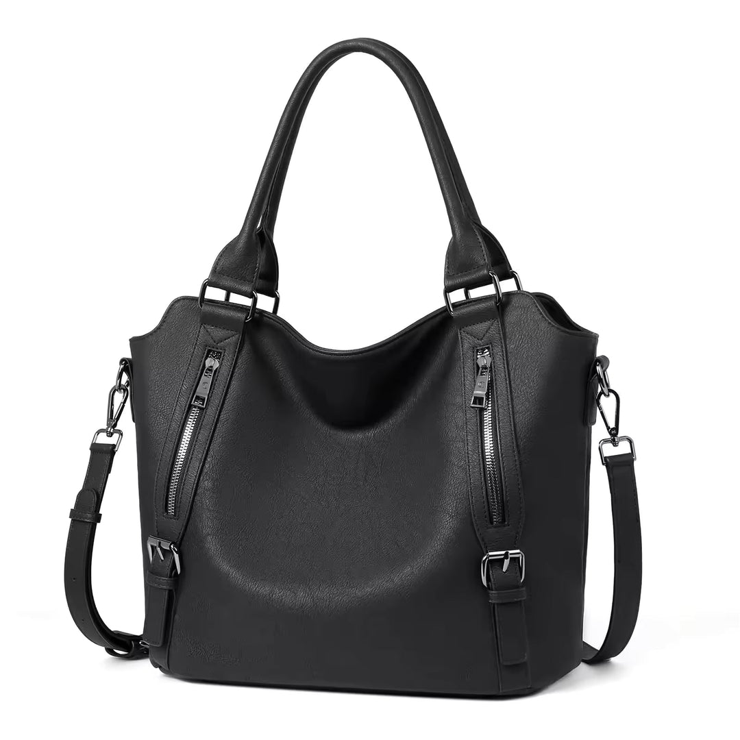 Kira | Women's Brown Shoulder Tote Bag - Brown - Image 7