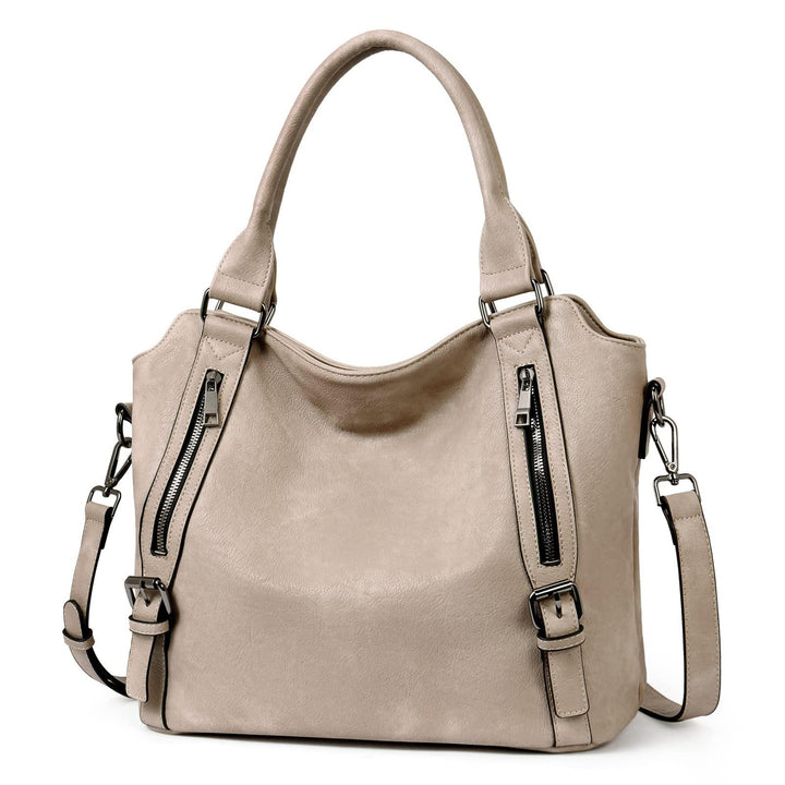 Kira | Women's Brown Shoulder Tote Bag - Brown - Image 8