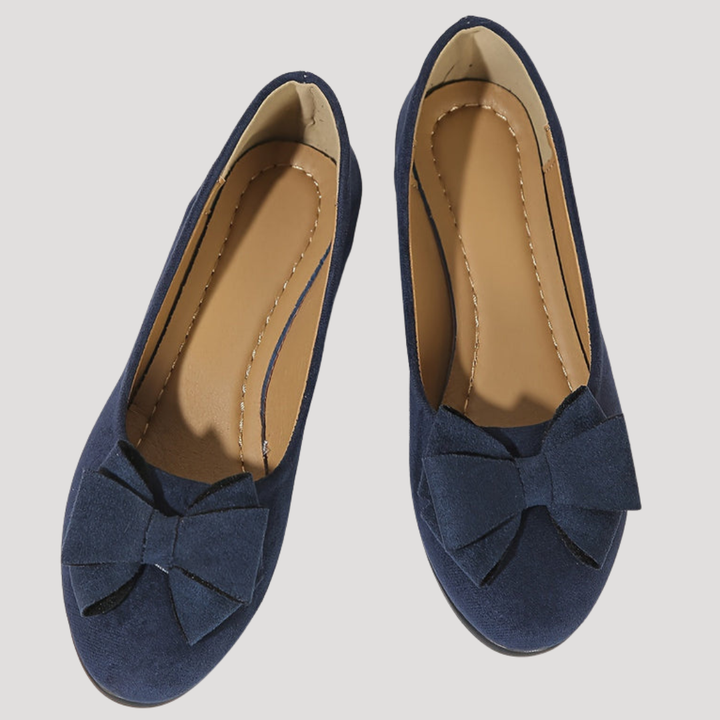 Magnolia | Women's Bow Wedge Flats - Black - Image 20