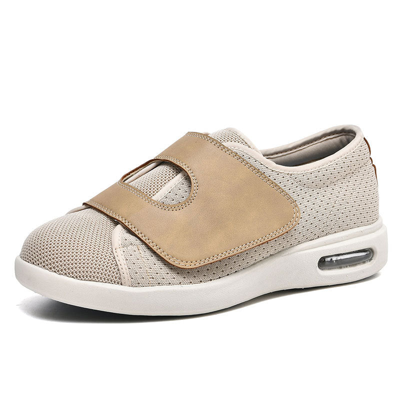 Magnus | Men's Extra Wide Diabetic Walking Shoes - Grey - Image 4
