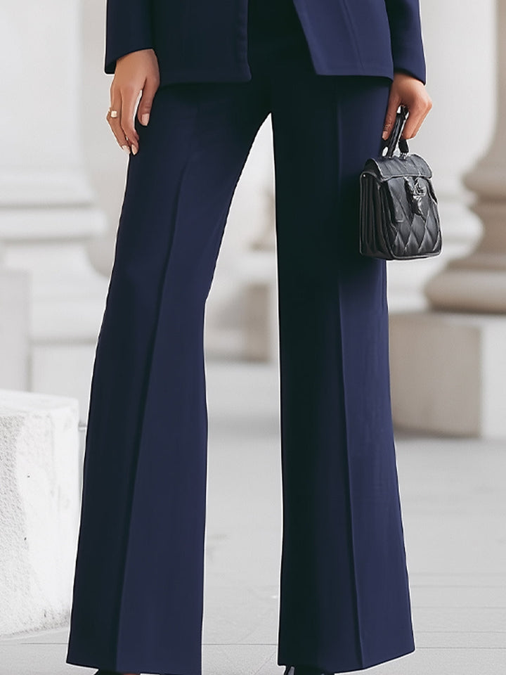 Mirabella | Women's Navy Blazer Pants Set - Navy - Image 7