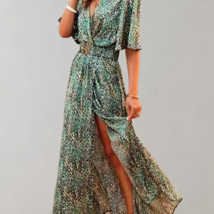 Nyx | Women's Abstract Print Wrap Mini Dress - Image 5