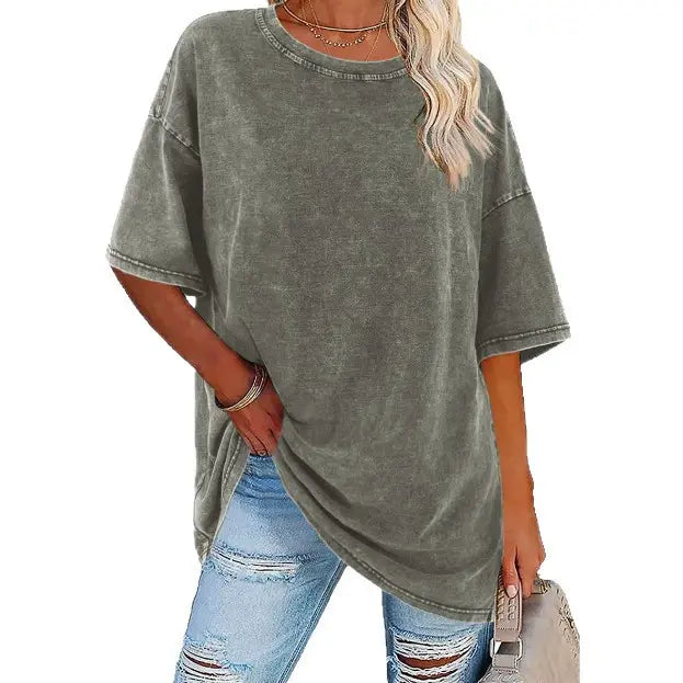 Frances™ | Women's Oversized Vintage T-Shirt
