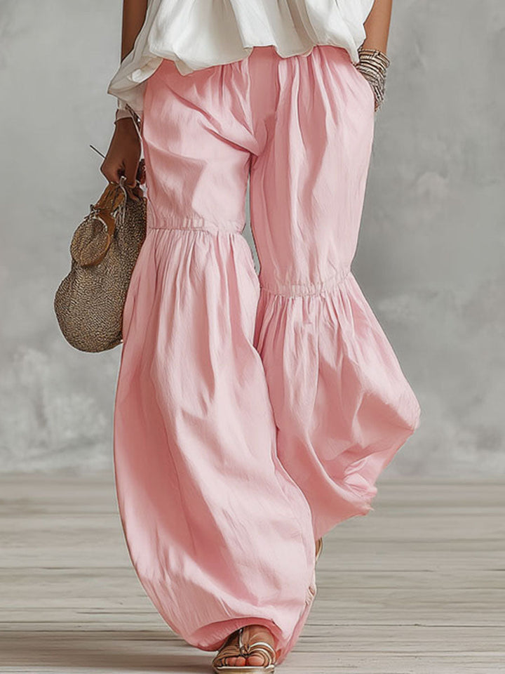 Ophira | Women's Mock Neck Sleeveless Top and Wide Leg Pants Set - Image 4