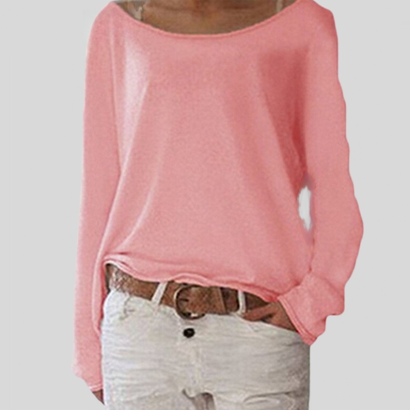 Pernille | Women's Round Neck Long Sleeve Top - Image 1