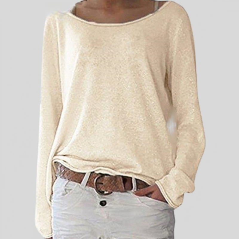 Pernille | Women's Round Neck Long Sleeve Top - Image 3