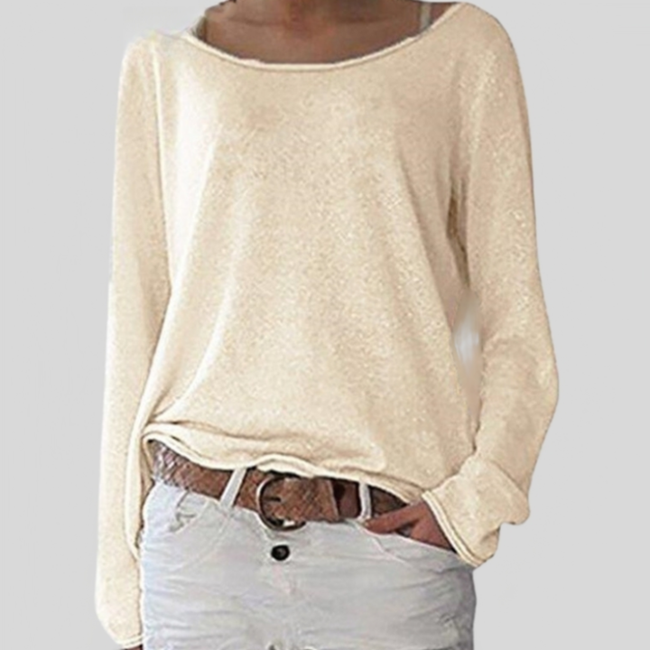 Pernille | Women's Round Neck Long Sleeve Top - Image 3