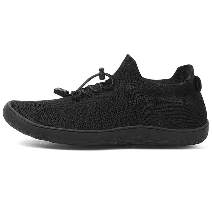 Riordan | Women's Knit Barefoot Sneaker Low Top - Light Grey - Image 14