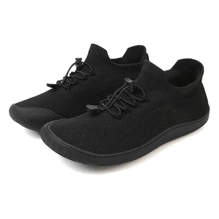Riordan | Women's Knit Barefoot Sneaker Low Top - Light Grey - Image 18