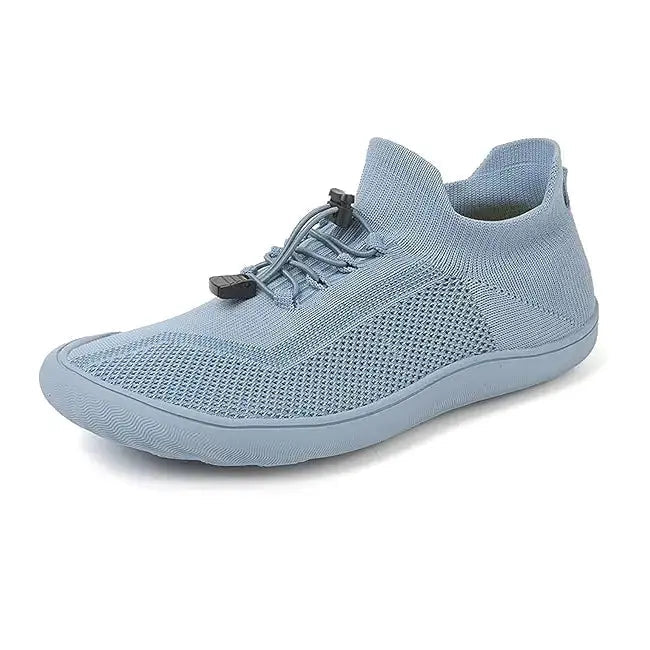 Riordan | Women's Knit Barefoot Sneaker Low Top - Light Grey - Image 21