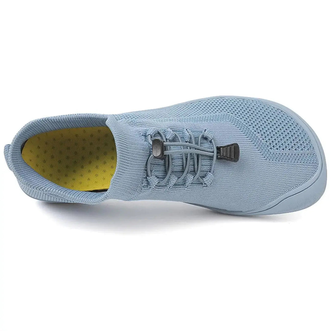 Riordan | Women's Knit Barefoot Sneaker Low Top - Light Grey - Image 22