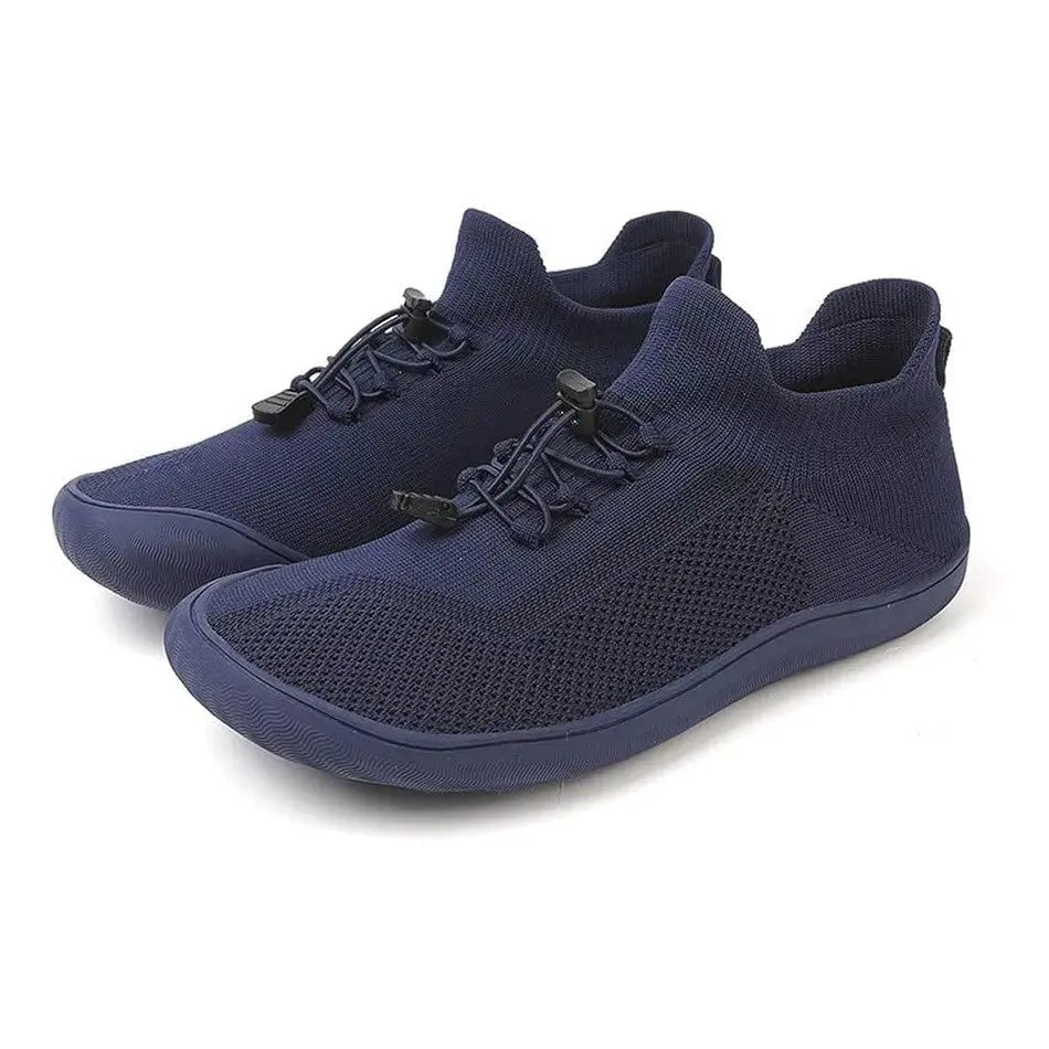 Riordan | Women's Knit Barefoot Sneaker Low Top - Light Grey - Image 31