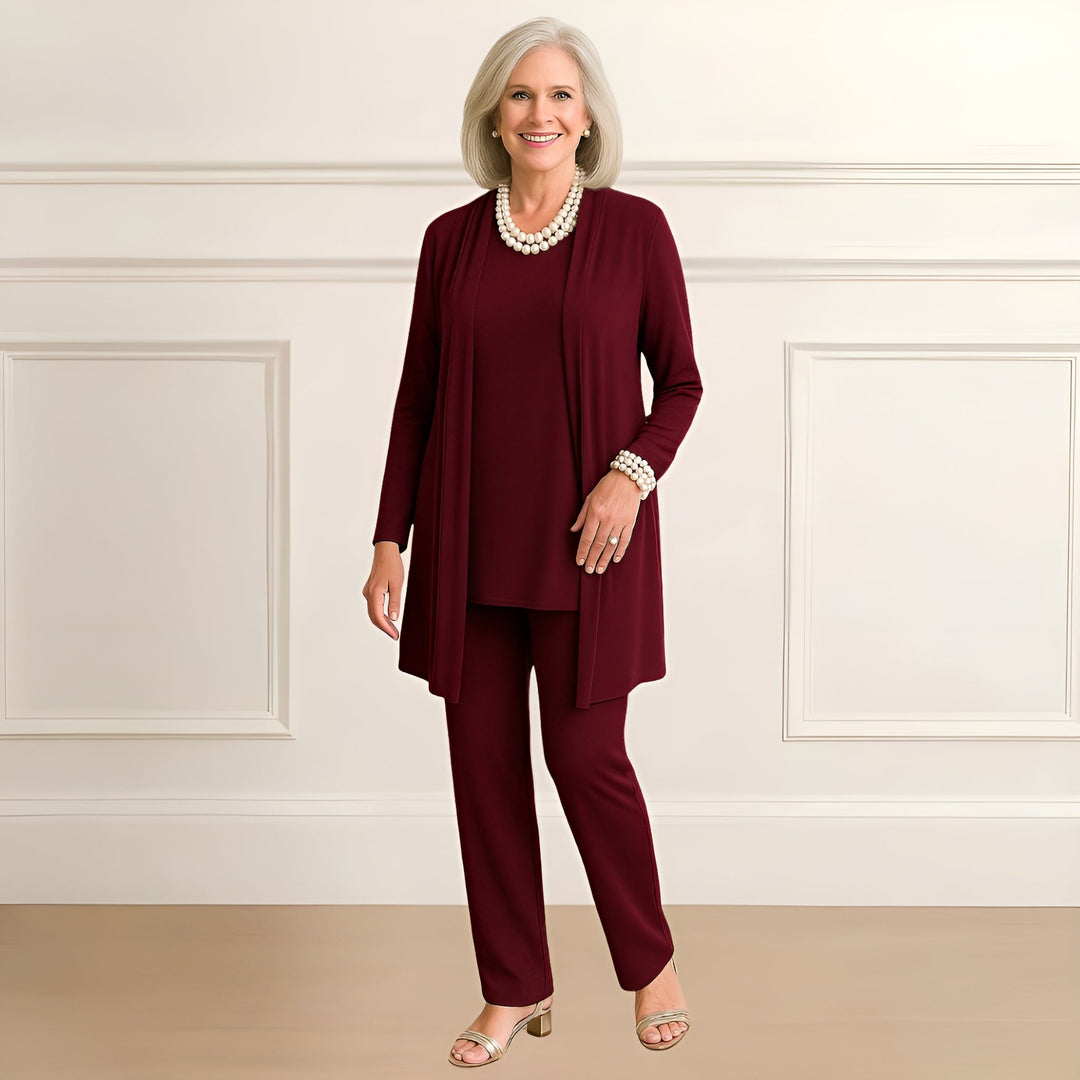 Ingrid™ | Cardigan Top & Pants Set