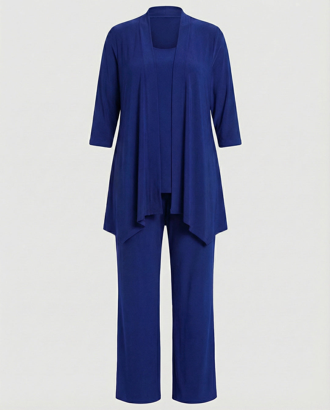Rowena | Women's 3 Piece Pant Suit Set - Purple - Image 7