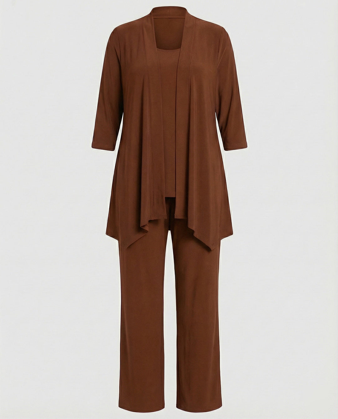 Rowena | Women's 3 Piece Pant Suit Set - Purple - Image 8
