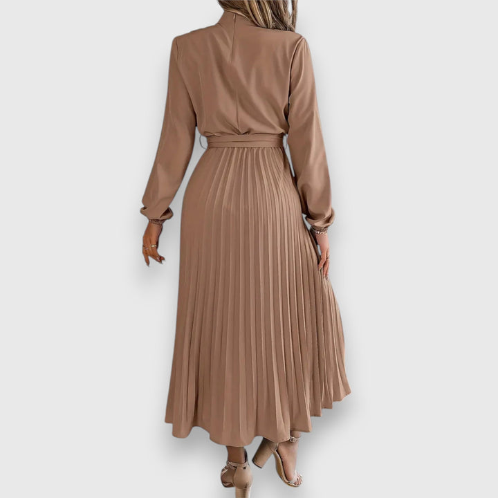 Rebecca™ | Elegant Pleated Midi Dress