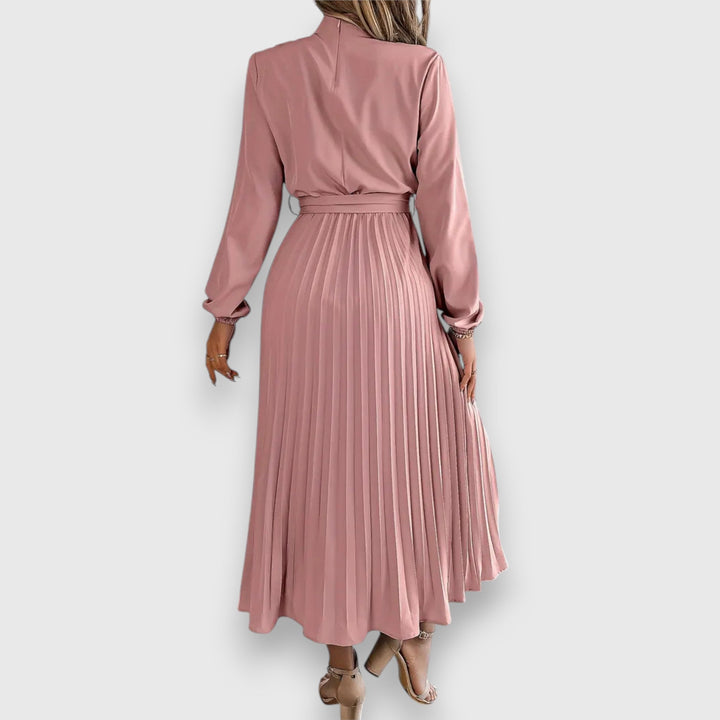 Rebecca™ | Elegant Pleated Midi Dress