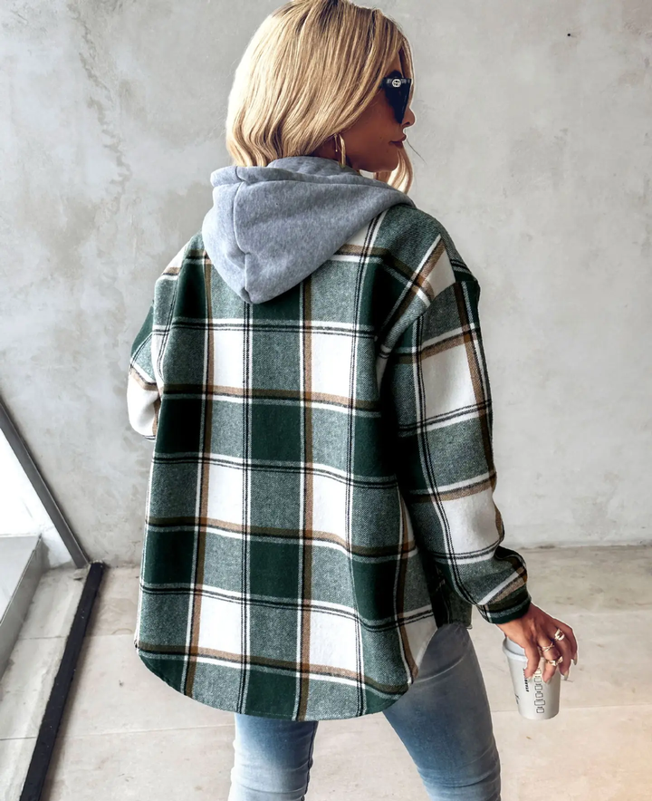 Carmen™ | Checkered Lined Cardigan Women