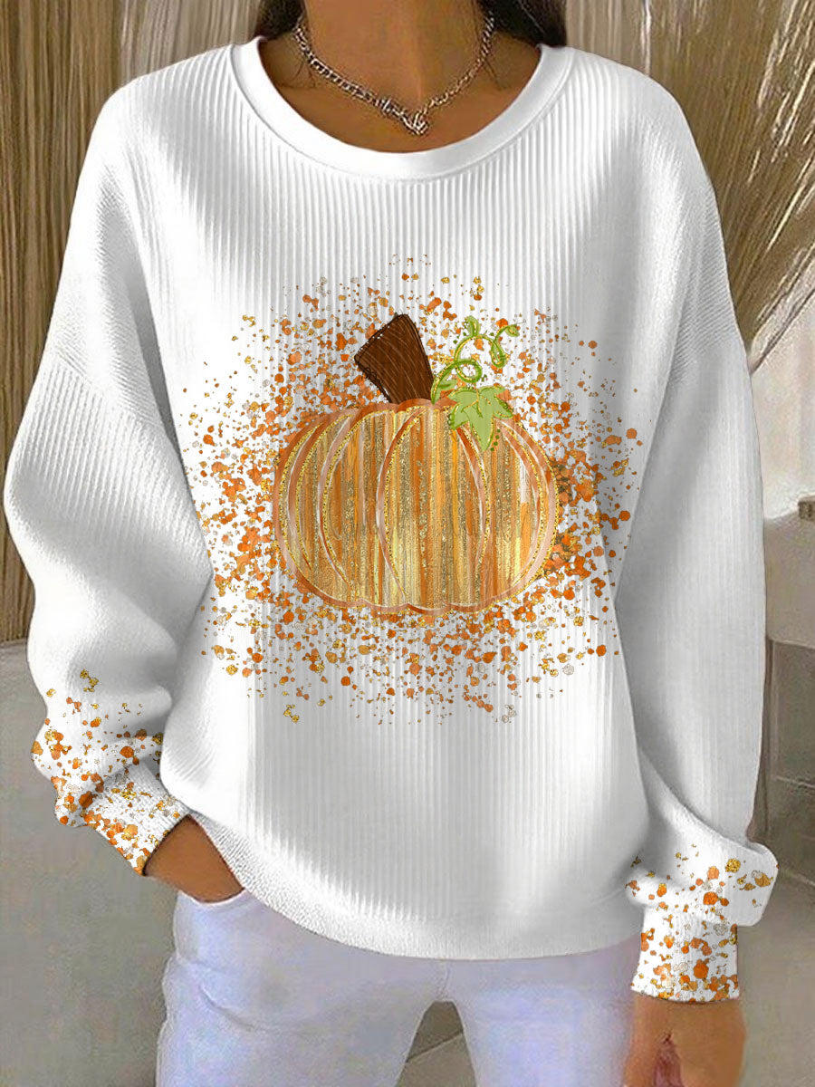 Bridgette™ | Pumpkin Art Sweatshirt