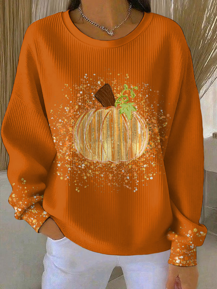 Bridgette™ | Pumpkin Art Sweatshirt