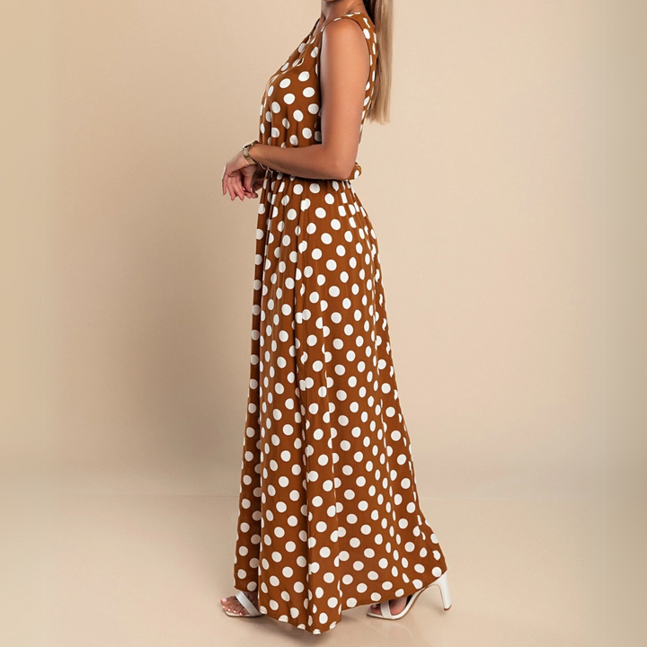 Paula™ | Polka Dot Maxi Dress