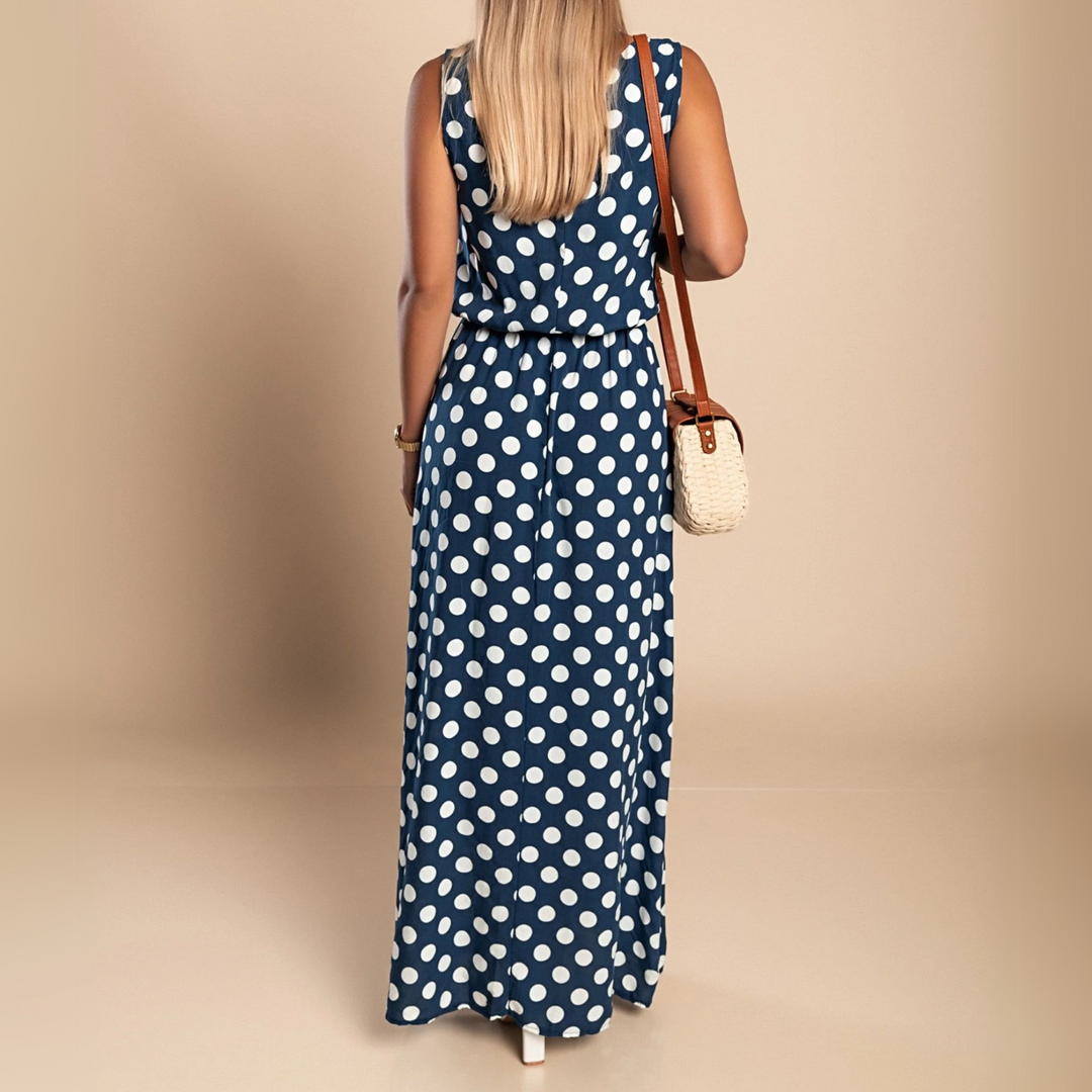 Paula™ | Polka Dot Maxi Dress