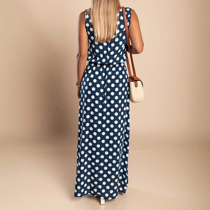 Paula™ | Polka Dot Maxi Dress