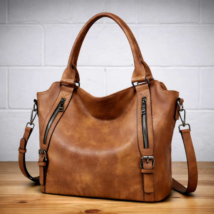 Zara | Women's Brown Crossbody Shoulder Bag - Brown - Image 1