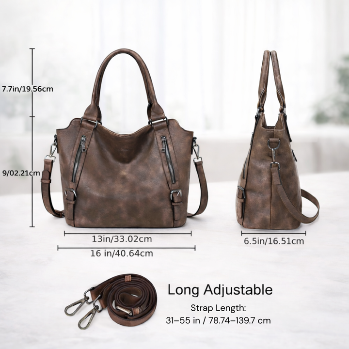 Zara | Women's Brown Crossbody Shoulder Bag - Brown - Image 11