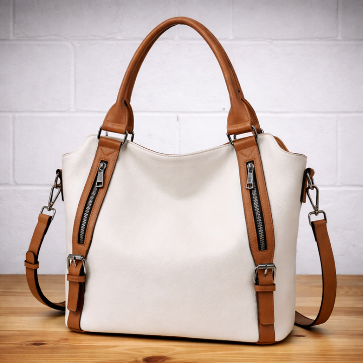 Zara | Women's Brown Crossbody Shoulder Bag - Brown - Image 4