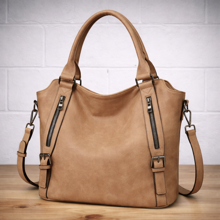 Zara | Women's Brown Crossbody Shoulder Bag - Brown - Image 6